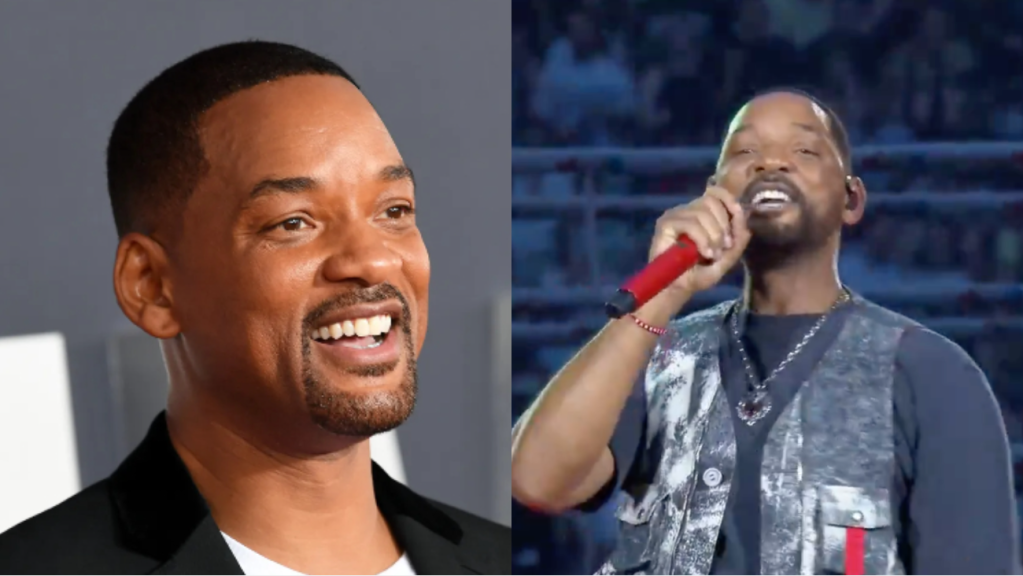 Will Smith sings the theme song from “Fresh Prince” at La Velada 4