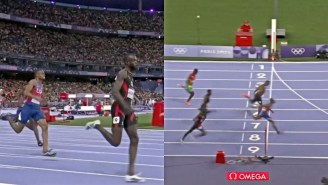 Quincy Hall Ran Down The Field In The Final Stretch To Win Gold In An Amazing 400m Final