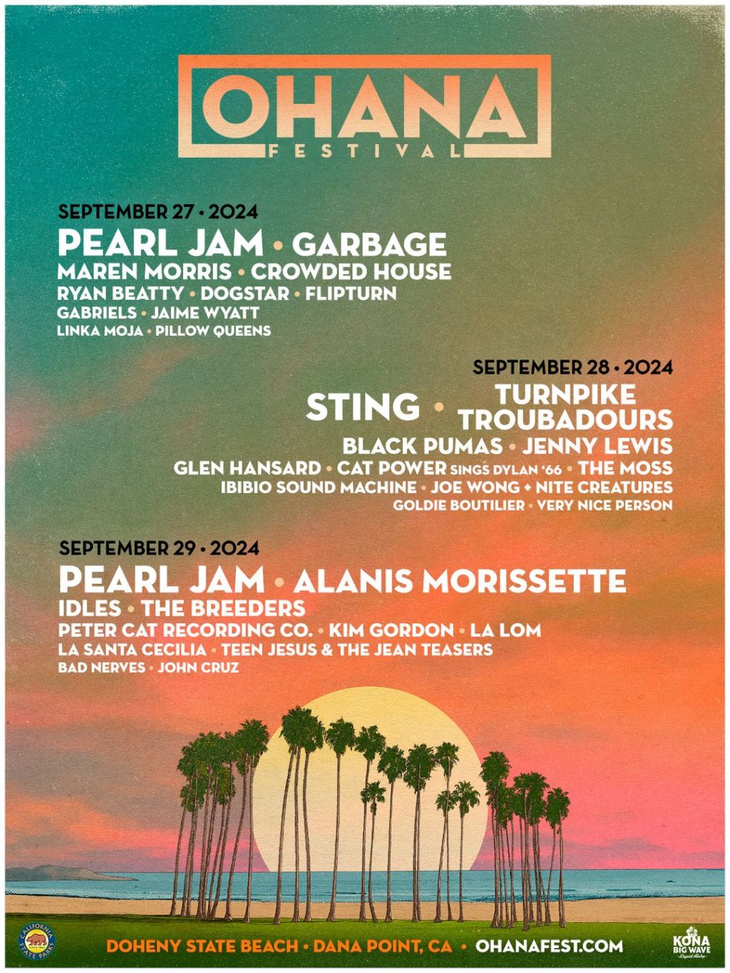 Ohana Fest Lineup