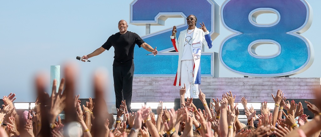 Dr. Dre Snoop Dogg Olympics Closing Ceremony 2024