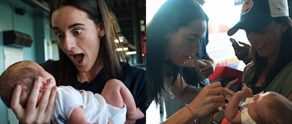 A Fever Fan Had Caitlin Clark Sign Their Two-Week-Old Baby