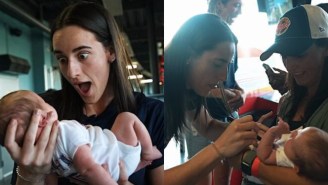 A Fever Fan Had Caitlin Clark Sign Their Two-Week-Old Baby