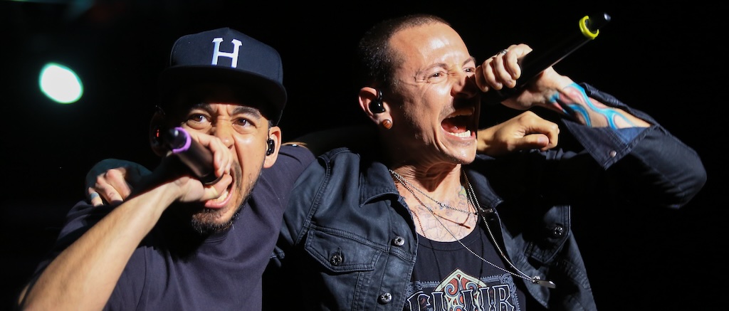 Mike Shinoda Chester Bennington Linkin Park 2015