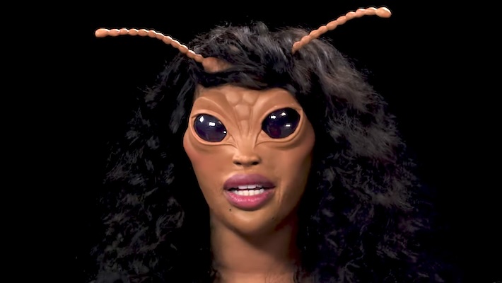 SZA's 'Lana' Cover Turns Her Into A Shimmering Alien Bug