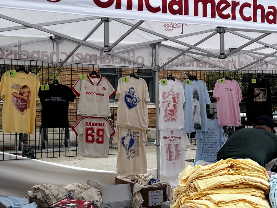 Here Is The Merch Available At Sabrina Carpenter ‘Short N’ Sweet Tour’