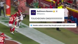 The Ravens Got A Hilarious Community Note On Their Twitter Video Of Isaiah Likely’s Near Touchdown Against The Chiefs