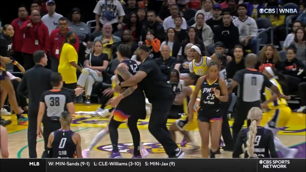 Brittney Griner And Rickea Jackson Got Ejected After Getting In A Scuffle Boxing Out