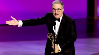 Emmy Producers Have Apologized To John Oliver For Cutting Off His Tribute To His Family’s Dead Dog