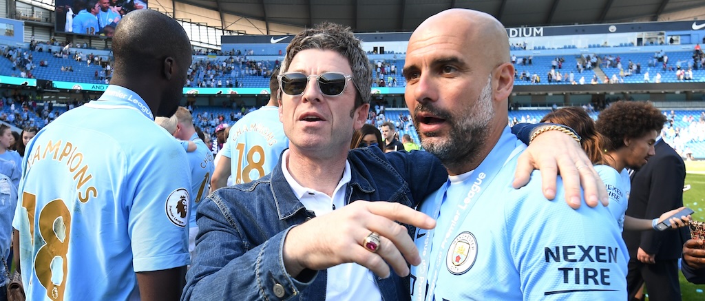 noel gallagher Manchester City v Huddersfield Town - Premier League