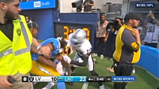 A Fight During Raiders-Chargers Led To Two Players Getting Ejected