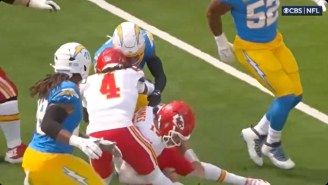 Rashee Rice Got Carted Off After Colliding With Patrick Mahomes After An Interception