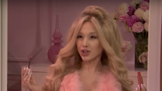 Ariana Grande, Chloe Fineman, And Dana Carvey Channel Their Inner Jennifer Coolidge During A Hilarious ‘SNL’ Sketch