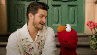 Andrew Garfield Talking To Elmo On ‘Sesame Street’ About The Death Of His Mom Might Make You Cry