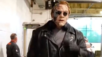 Arnold Schwarzenegger Loved Myles Garrett Showing Up To The Browns’ Win Over The Ravens In A Terminator Costume