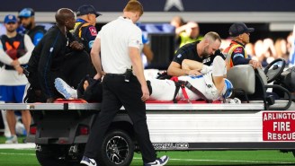 Aidan Hutchinson Got Carted Off The Field After Suffering A Gruesome Leg Injury