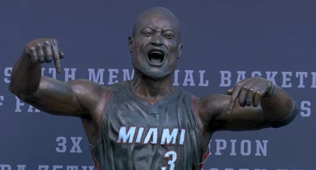 Heat Unveil Dwyane Wade Statue That Looks Nothing Like Him