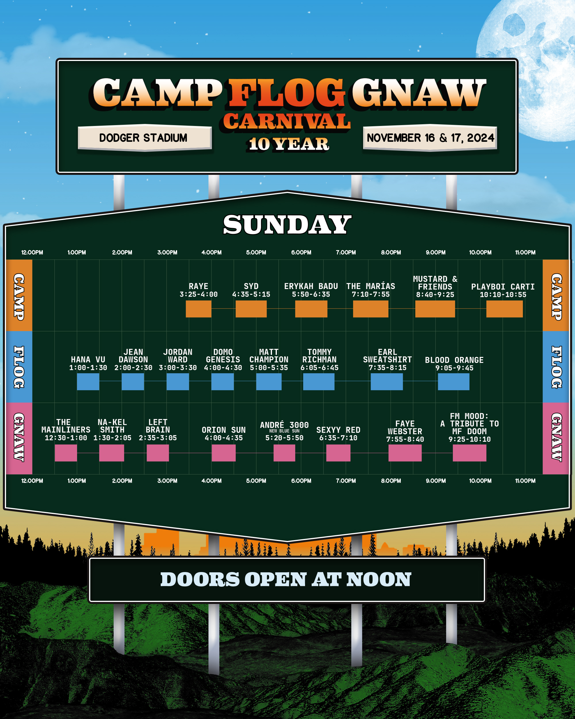 Here Are The 2024 Camp Flog Gnaw Set Times