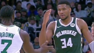 Jaylen Brown Called Giannis ‘A Child’ For His Fake Handshake After Catching Brown With An Elbow