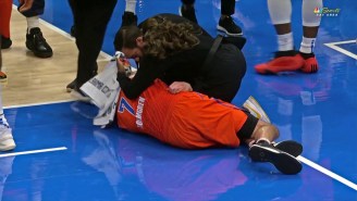 Chet Holmgren Had To Be Helped To The Locker Room After A Hard Fall