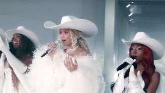 Beyoncé’s NFL On Netflix Halftime Show Included Spirited Performances Of ‘Blackbiird’ And ‘Texas Hold ‘Em.’