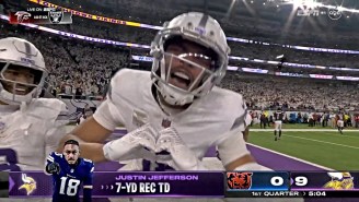 Justin Jefferson Showed Love To Vikings Legend Randy Moss After His TD Catch Against The Bears