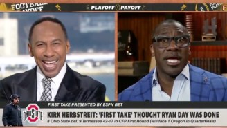 Shannon Sharpe Issued A Warning To Kirk Herbstreit For Taking A Shot At ‘First Take’: ‘Don’t Play With Me’