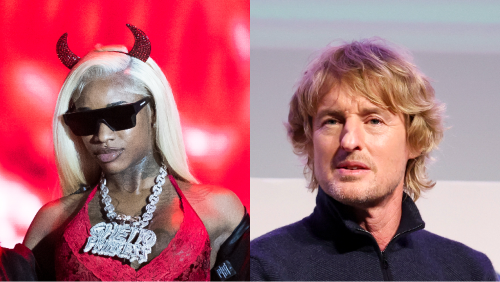 Sexyy Red Flirts With Owen Wilson After Enjoying Her Rolling Loud Set