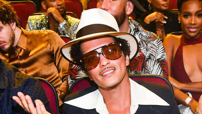 Bruno Mars Jokes About His Rumored Gambling Debt While Celebrating A Major Spotify Streaming Record