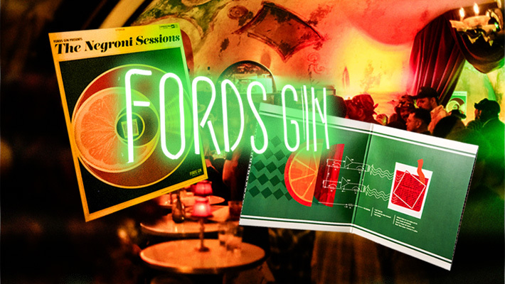 Fords Gin Blends The World’s Most Sophisticated Cocktail With A Soundtrack For The Negroni Session