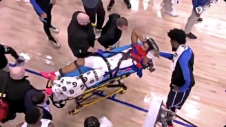 Jaden Ivey Was Stretchered Off The Court After A Gruesome Leg Injury