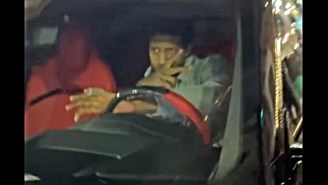 Paul George Got Stuck In The Eagles NFC Championship Celebration Trying To Drive Through Philly