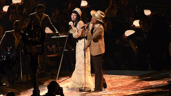 Lady Gaga and Bruno Mars Reunite at the 2025 Grammys