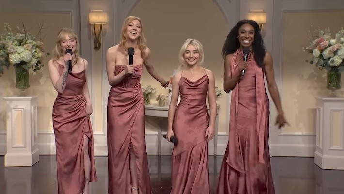 Sabrina Carpenter Herself Helped Revive Domingo For A ‘SNL50’ Sketch Featuring Bad Bunny, Pedro Pascal, And More