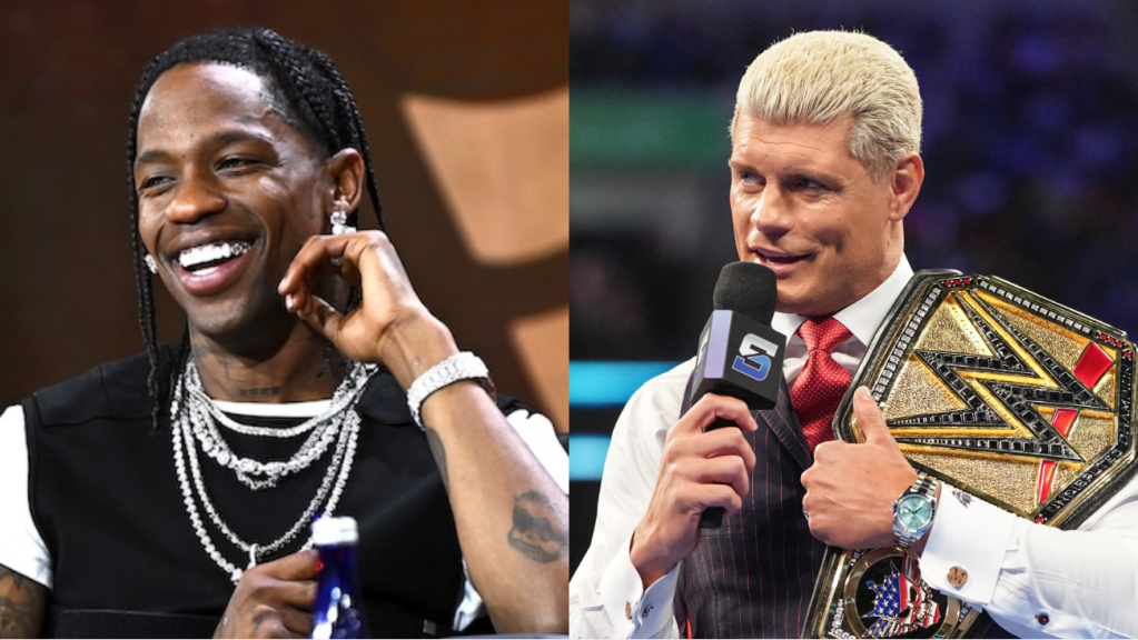 Travis Scott’s Sneak Attack On Cody Rhodes At WWE Elimination Chamber Reportedly Left The Wrestler With Serious Injuries