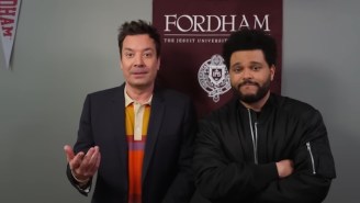 The Weeknd Crashes A College Graduation Party With Jimmy Fallon On ‘The Tonight Show’