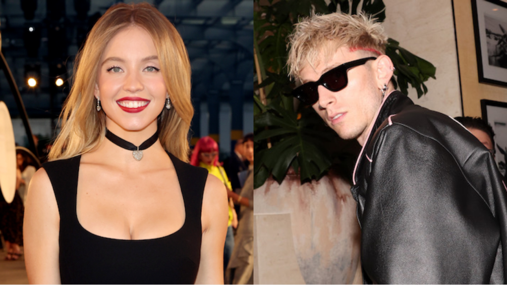 Machine Gun Kelly Makes A ‘White Lotus’ Joke After Partying With Sydney Sweeney In Las Vegas
