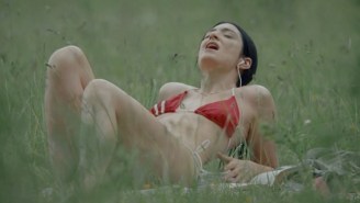 Lorde Gets A Butt Tattoo In The Woods In Her New ‘Hammer’ Video