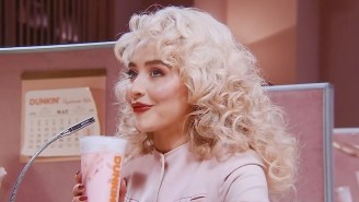 Sabrina Carpenter Is A Suggestive Hotline Operator In A Funny Ad For Her New Dunkin’ Drink