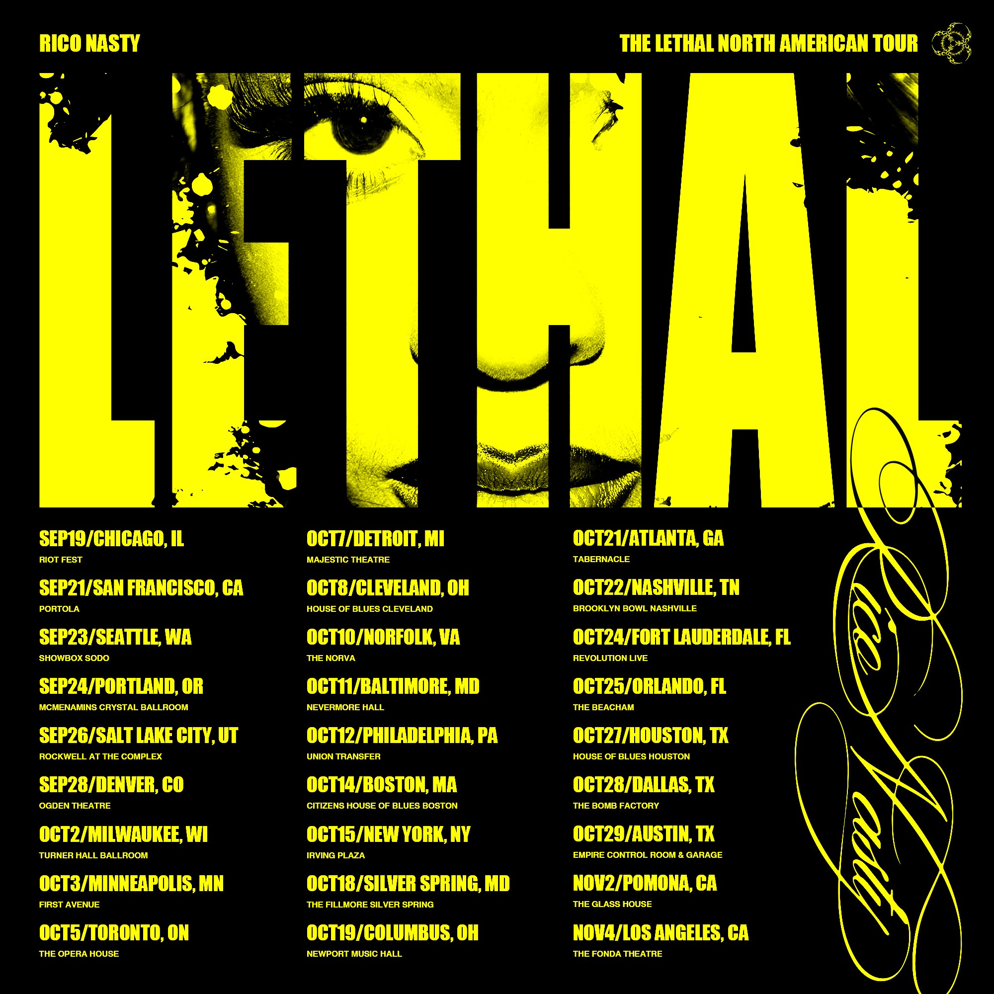 Rico Nasty Reveals Her ‘Lethal’ Tour Dates With A Spooky Trailer