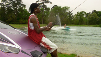 Travis Scott Goes Fishing In A Laid-Back Video For ‘Kick Out’ From ‘Jackboys 2’