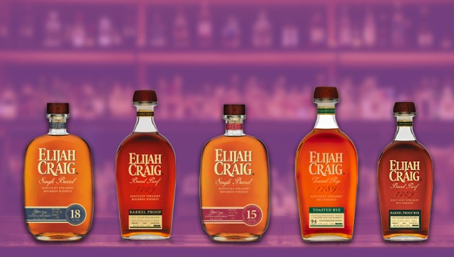Every Whiskey In The New Elijah Craig Lineup, Ranked